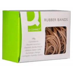 GOMILLAS ELASTICAS Q-CONNECT 100 GR 150X3 MM NUMERO 38