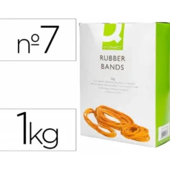 Gomillas elasticas Q-connect 1000 gr numero 7