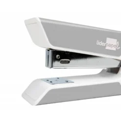 GRAPADORA LIDERPAPEL CON REGALO DE EXTRAEGRAPAS Y CAJA DE 1000 GRAPAS 22/6 24/6 CAPACIDAD 20H COLOR GRIS