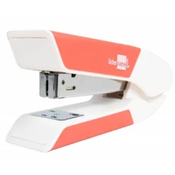 GRAPADORA LIDERPAPEL CON REGALO DE EXTRAEGRAPAS Y CAJA DE 1000 GRAPAS 22/6 24/6 CAPACIDAD 20H COLOR CORAL