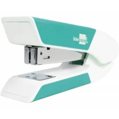 GRAPADORA LIDERPAPEL CON REGALO DE EXTRAEGRAPAS Y CAJA DE 1000 GRAPAS 22/6 24/6 CAPACIDAD 20H COLOR TURQUESA