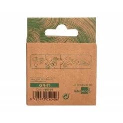 GRAPADORA LIDERPAPEL ECOUSE MINI CAPACIDAD 12 HOJAS 100% PLASTICO RECICLADO CON CAJA DE 1000 GRAPAS 26/6