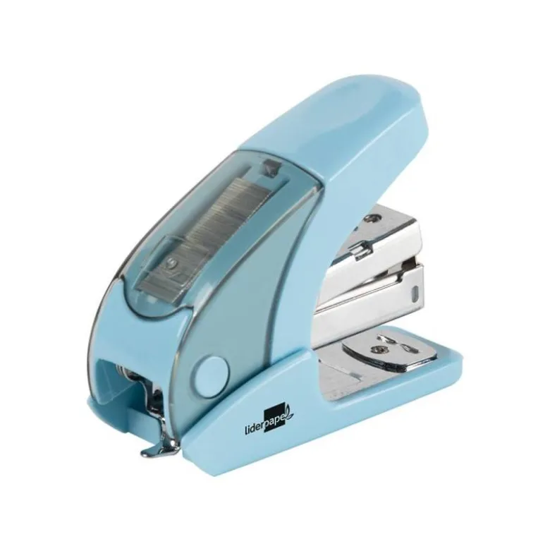 GRAPADORA LIDERPAPEL MICRO CON REGALO DE CAJA DE 1000 GRAPAS 24/6 26/6 CAPACIDAD 20 HOJAS