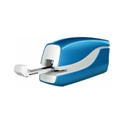 Grapadora Petrus electrica color azul para 12 hojas