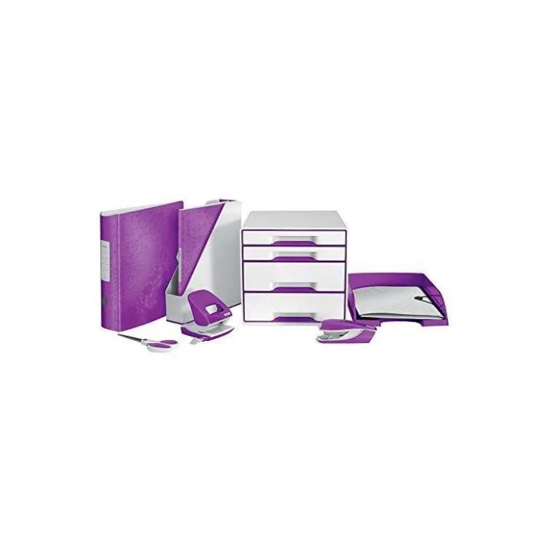 Grapadora Petrus Wow 635 Color Purpura 30 hojas