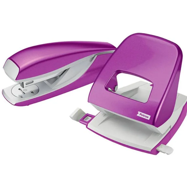 Grapadora Petrus Wow 635 Color Purpura 30 hojas