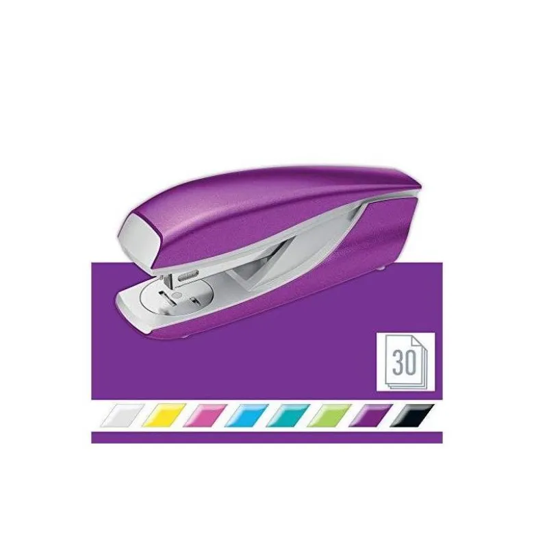 Grapadora Petrus Wow 635 Color Purpura 30 hojas