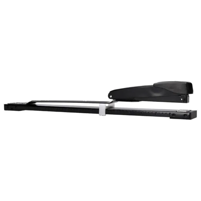 GRAPADORA Q-CONNECT KF02292 METALICA BRAZO LARGO CAPACIDAD 20 HOJAS USA GRAPAS 24/6 Y 26/6 COLOR NEGRO