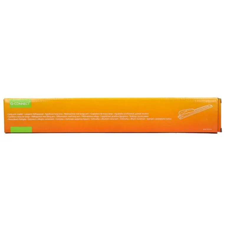 GRAPADORA Q-CONNECT KF02292 METALICA BRAZO LARGO CAPACIDAD 20 HOJAS USA GRAPAS 24/6 Y 26/6 COLOR NEGRO