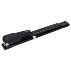 GRAPADORA Q-CONNECT KF02292 METALICA BRAZO LARGO CAPACIDAD 20 HOJAS USA GRAPAS 24/6 Y 26/6 COLOR NEGRO