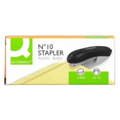 GRAPADORA Q-CONNECT KF14212 PLASTICO CAPACIDAD 10 HOJAS USA GRAPAS NUMERO 10