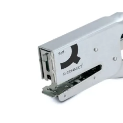 Grapadora q-connect Tenaza metalizada cromada
