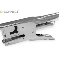 Grapadora q-connect Tenaza metalizada cromada