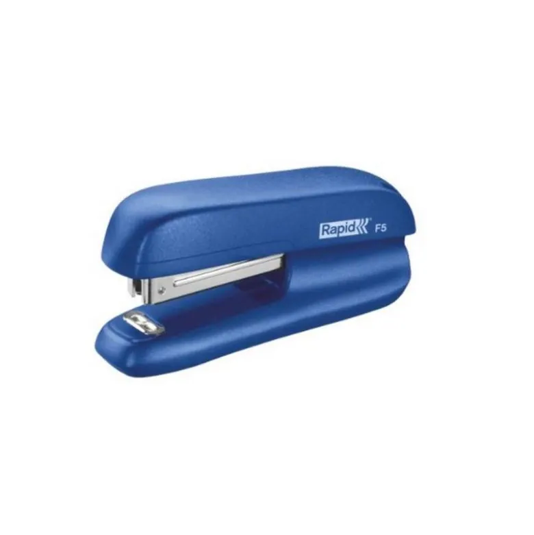 GRAPADORA RAPID F5 MINI PLASTICO CAPACIDAD DE GRAPADO 10 HOJAS USA GRAPAS N 10 COLOR AZUL