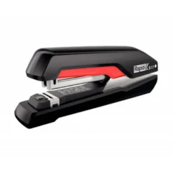 GRAPADORA RAPID S17 FULLSTRIP PLASTICO CAPACIDAD DE GRAPADO 30 HOJAS USA GRAPAS 24/6 Y 26/6 COLOR NEGRO/ROJO