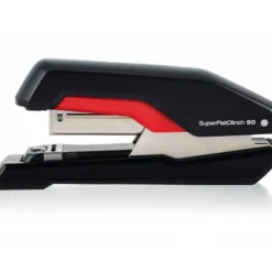 GRAPADORA RAPID SUPREME S50 PLASTICO CAPACIDAD DE GRAPADO 50 HOJAS USA GRAPAS 24/6-8+ Y 26/6-8+ COLOR NEGRO/ROJO