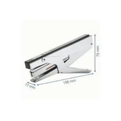 Grapadora Rapid tenaza E10 Capacidad de 15 hojas Plateado