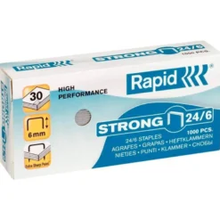 Grapas Marca Rapid nº 24/6 Galvanizadas 1000 grapas