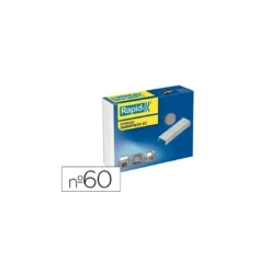 Grapas marca Rapid Omnipress nº 60 galvanizadas caja de 1000 grapas