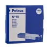 GRAPAS PETRUS N 10 GALVANIZADA CAJA DE 1000 UNIDADES