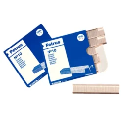 GRAPAS PETRUS N 10 GALVANIZADA CAJA DE 1000 UNIDADES