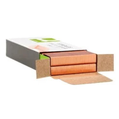 Grapas Q-connect nº 22/6 y 24/6 cobreadas caja 1000 ud.