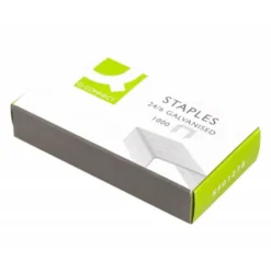 Grapas Q-connect nº 22/6 y 24/6 galvanizadas. caja 1000 ud.