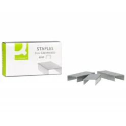 Grapas Q-connect nº 22/6 y 24/6 galvanizadas. caja 1000 ud.