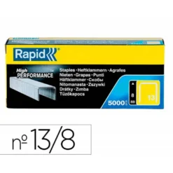 GRAPAS RAPID 13/8 MM GALVANIZADA CAJA DE 5000 UNIDADES