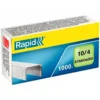 GRAPAS RAPID 10/4 MM GALVANIZADA CAJA DE 1000 UNIDADES