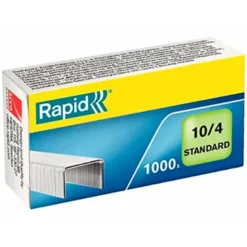 GRAPAS RAPID 10/4 MM GALVANIZADA CAJA DE 1000 UNIDADES