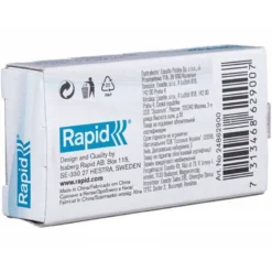 GRAPAS RAPID 10/4 MM GALVANIZADA CAJA DE 1000 UNIDADES