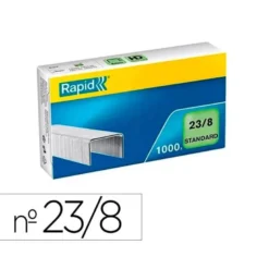 GRAPAS RAPID 23/8 MM GALVANIZADA CAJA DE 1000 UNIDADES