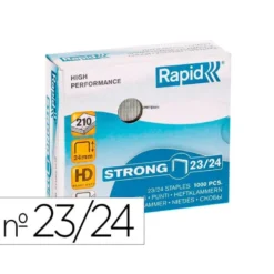 GRAPAS RAPID STRONG Nº 23/24 GALVANIZADAS CAJA DE 1000 UNIDADES