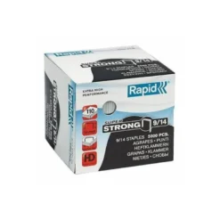GRAPAS RAPID SUPER STRONG GALVANIZADAS Nº9/14 CAJA DE 5000 UNIDADES