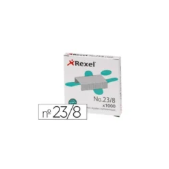 Grapas Rexel nº 23/8 acero