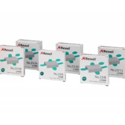 Grapas Rexel nº 23/8 acero