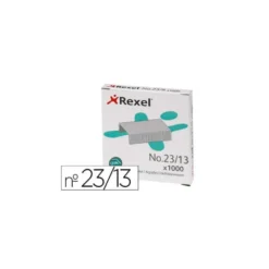 GRAPAS REXEL nº 23/13 ACERO CAJA 1000 UNIDADES