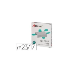 Grapas Rexel nº 23/17 caja de 1000 grapas