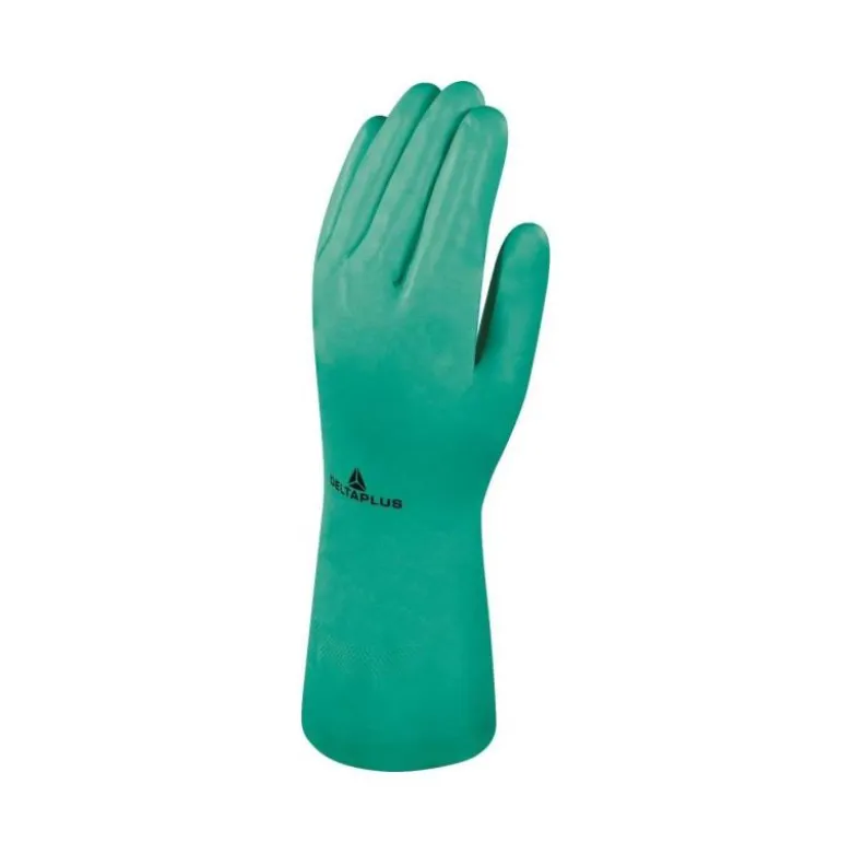 Guante DeltaPlus de Nitrilo flocado Algodon talla 11