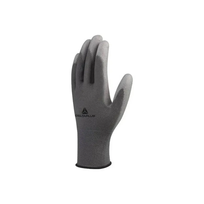 Guante DeltaPlus de Poliester palma Poliuretano talla 8