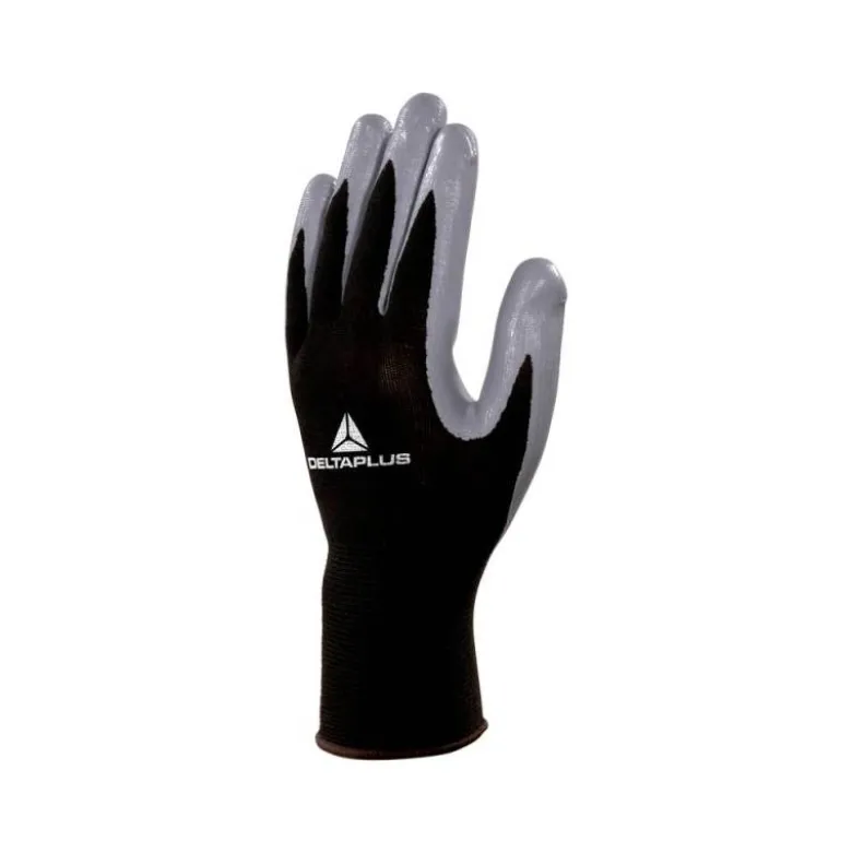 Guante DeltaPlus de Poliester palma Nitrilo talla 9