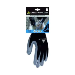 Guante DeltaPlus de Poliester palma Nitrilo talla 7