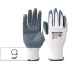 GUANTES DE NITRILO SAFETOP NITRI-FIT SINTETICO SOLIDO GRIS SIN COSTURA TALLA 9