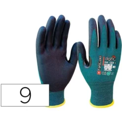 GUANTES DE NITRILO SAFETOP FORTILUX ANTICORTE FOAM 18 G CON REFUERZO OEKO TALLA 9