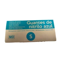 GUANTES DE NITRILO SANYC ECO DESECHABLE NO EMPOLVADO TALLA S COLOR AZUL CAJA DE 100 UNIDADES
