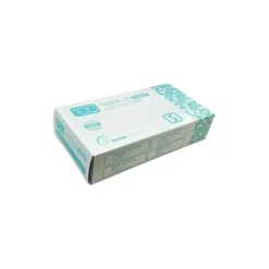 GUANTES DE NITRILO SANYC ECO DESECHABLE NO EMPOLVADO TALLA S COLOR AZUL CAJA DE 100 UNIDADES