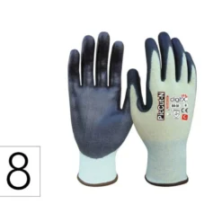 GUANTES DE POLIETILENO SAFETOP PICCUT-N EN388 ANTICORTE CON REFUERZO PULGAR TALLA 8