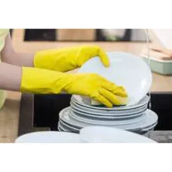 GUANTES DE LATEX SATINADOS CON RELIEVE ANTI DESLIZANTE SIN POLVO PAR TALLA PEQUEÑA