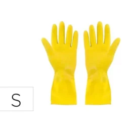 GUANTES DE LATEX SATINADOS CON RELIEVE ANTI DESLIZANTE SIN POLVO PAR TALLA PEQUEÑA